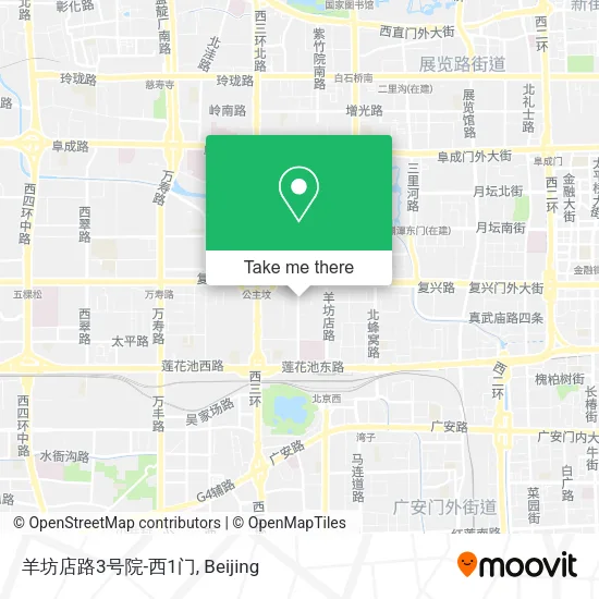 羊坊店路3号院-西1门 map