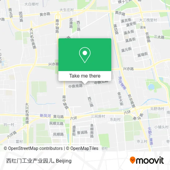 西红门工业产业园儿 map