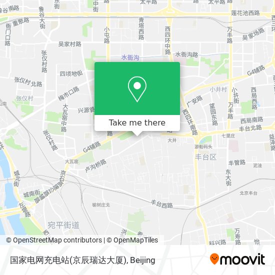 国家电网充电站(京辰瑞达大厦) map