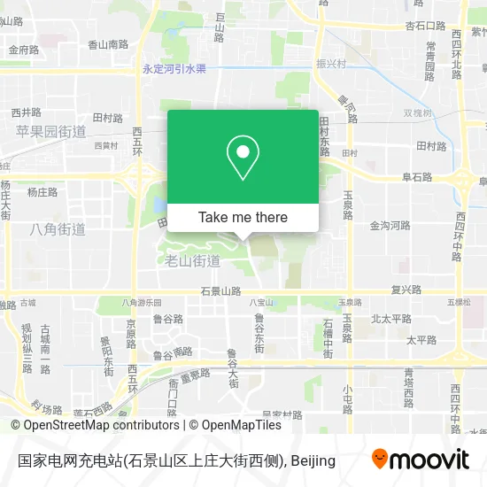 国家电网充电站(石景山区上庄大街西侧) map