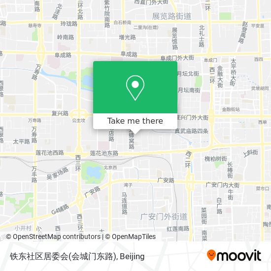 铁东社区居委会(会城门东路) map
