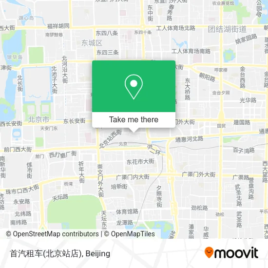 首汽租车(北京站店) map