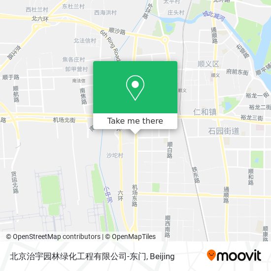 北京治宇园林绿化工程有限公司-东门 map