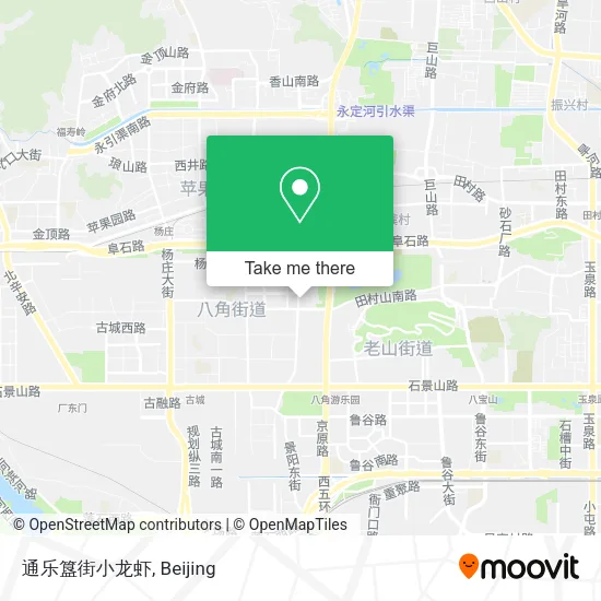 通乐簋街小龙虾 map