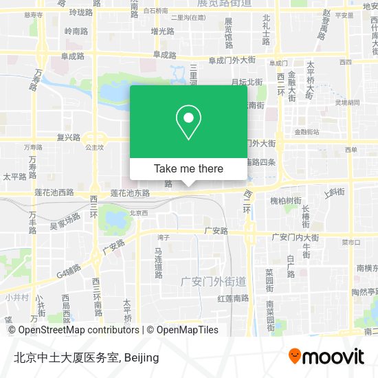 北京中土大厦医务室 map