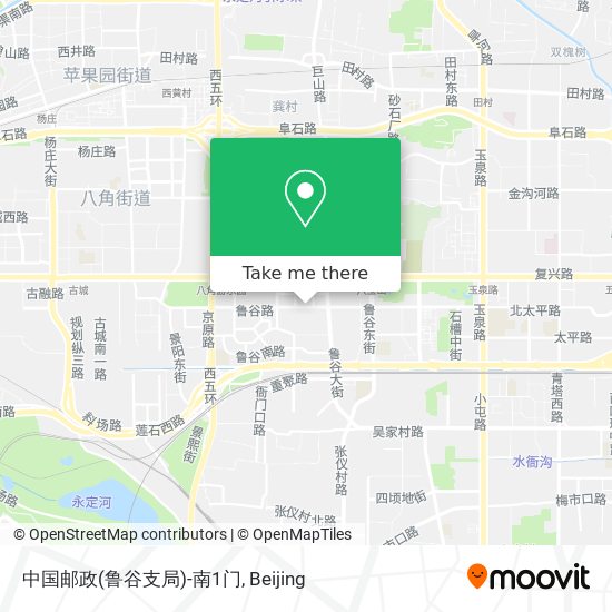 中国邮政(鲁谷支局)-南1门 map