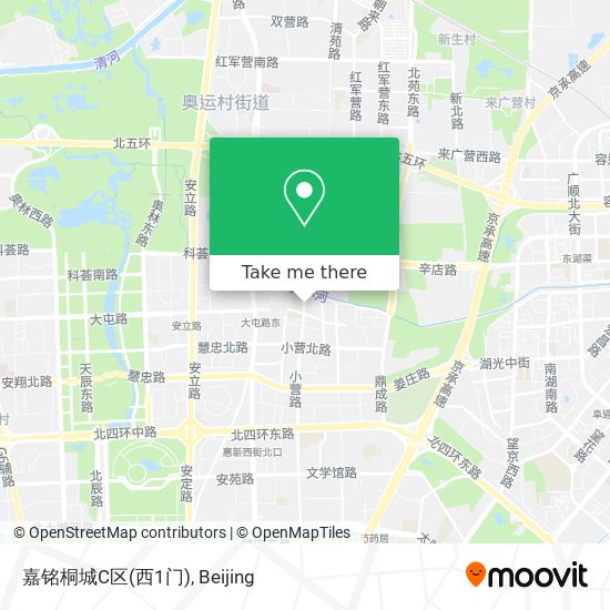 嘉铭桐城C区(西1门) map