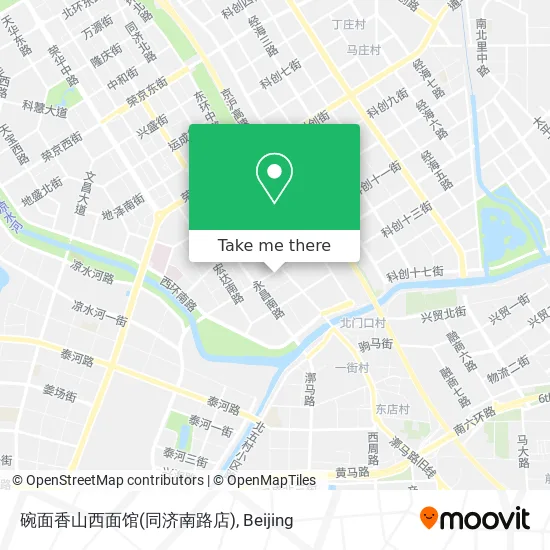 碗面香山西面馆(同济南路店) map