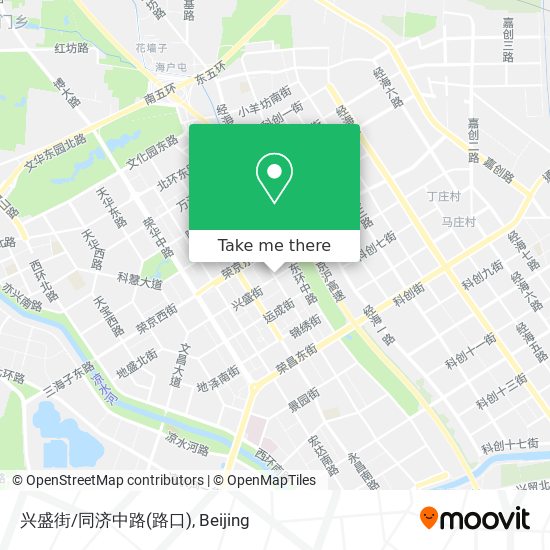 兴盛街/同济中路(路口) map