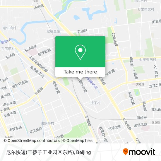 尼尔快递(二拨子工业园区东路) map