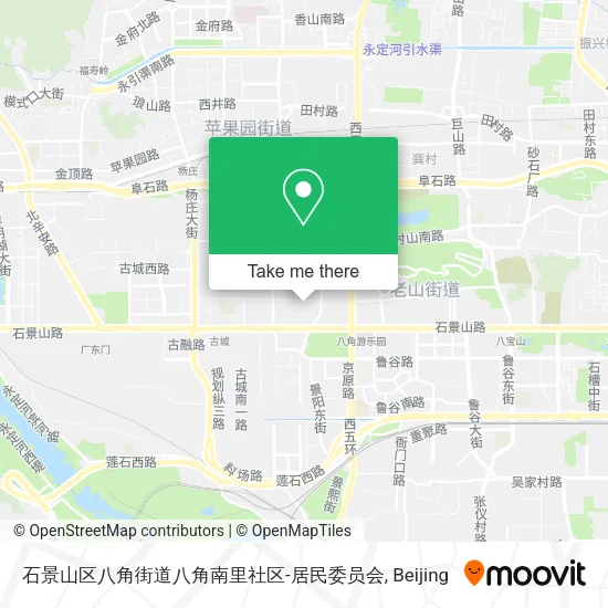 石景山区八角街道八角南里社区-居民委员会 map