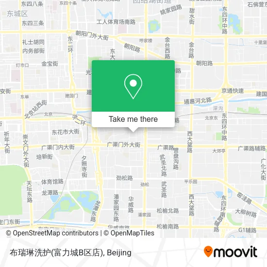 布瑞琳洗护(富力城B区店) map