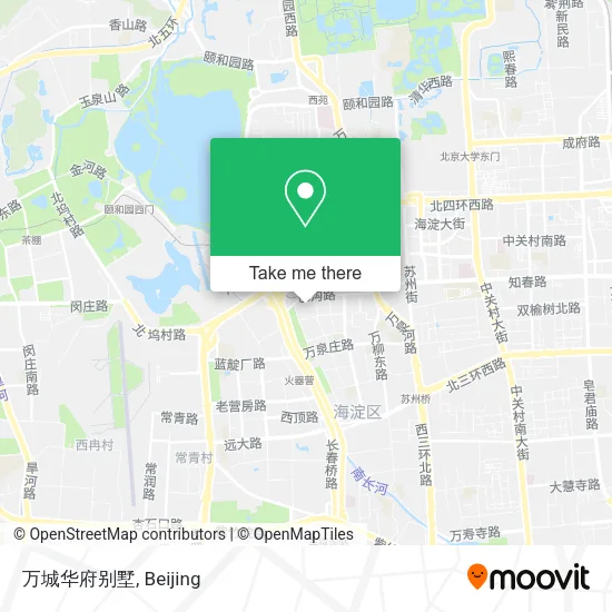 万城华府别墅 map