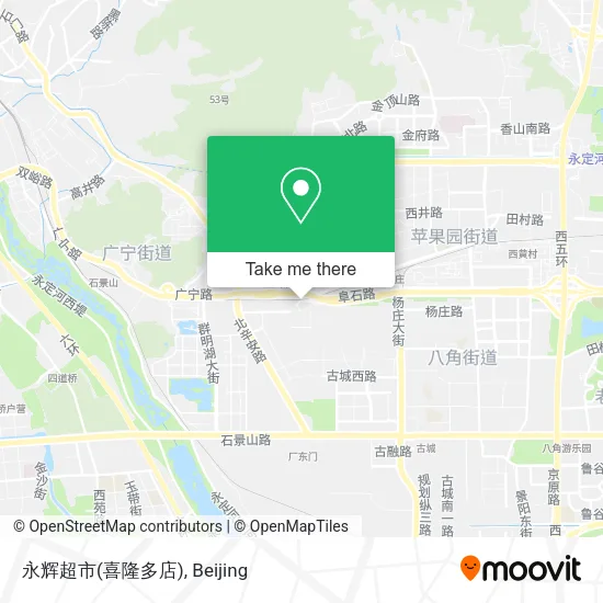 永辉超市(喜隆多店) map