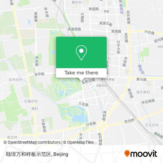 颐璟万和样板示范区 map