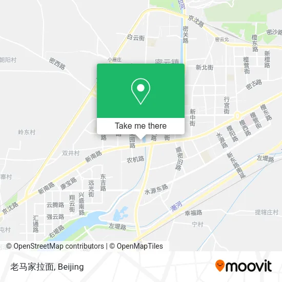 老马家拉面 map