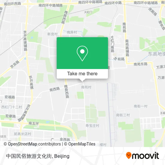 中国民俗旅游文化街 map