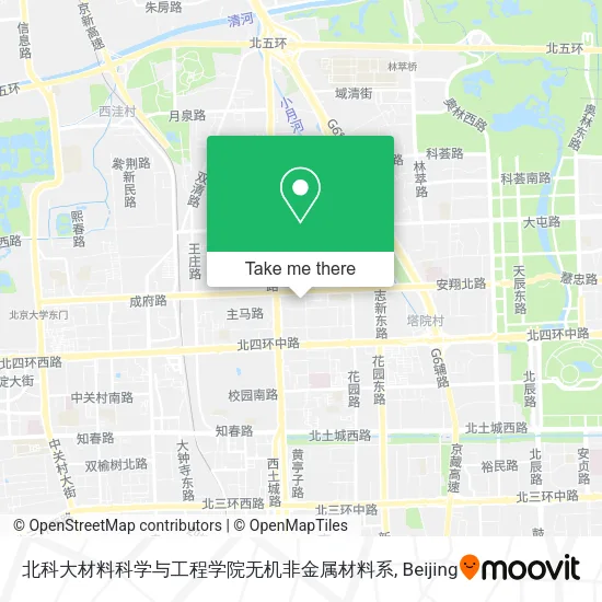 北科大材料科学与工程学院无机非金属材料系 map