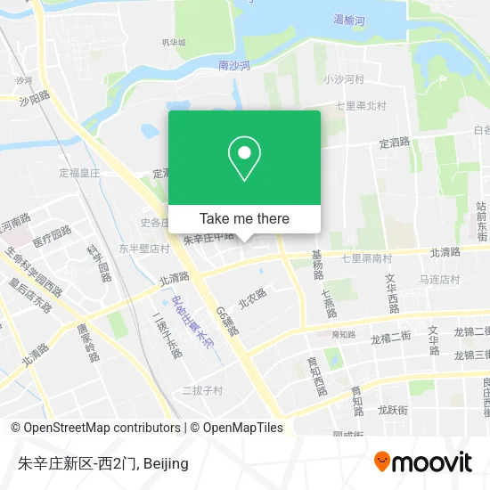 朱辛庄新区-西2门 map