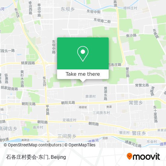 石各庄村委会-东门 map