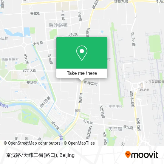 京沈路/天纬二街(路口) map
