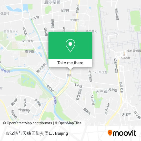 京沈路与天纬四街交叉口 map