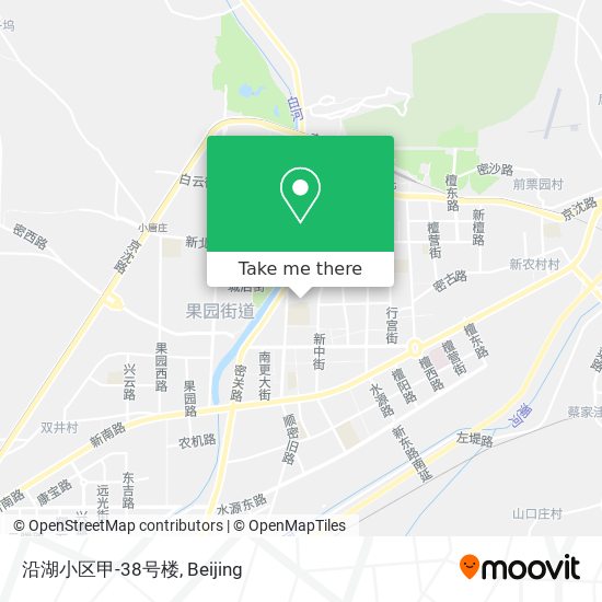 沿湖小区甲-38号楼 map
