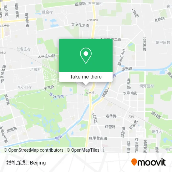 婚礼策划 map