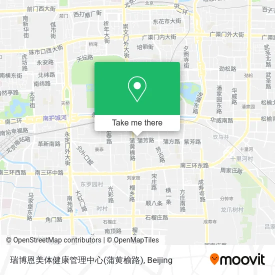 瑞博恩美体健康管理中心(蒲黄榆路) map