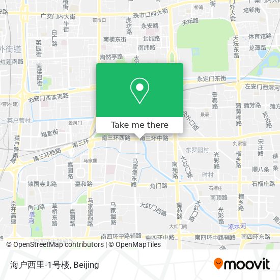 海户西里-1号楼 map