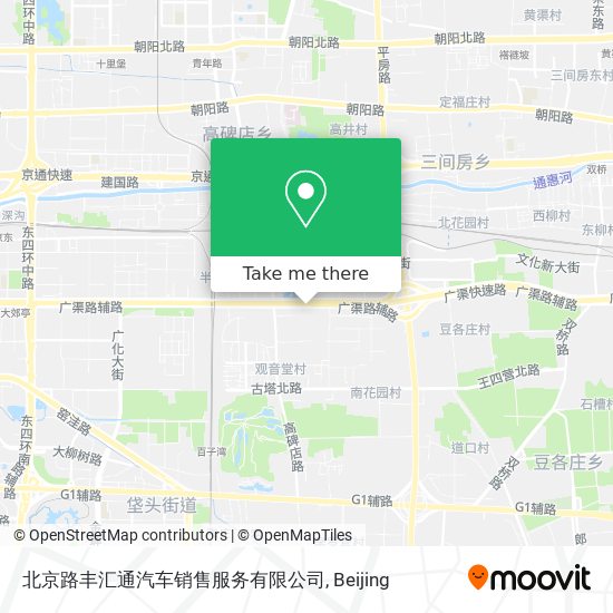北京路丰汇通汽车销售服务有限公司 map