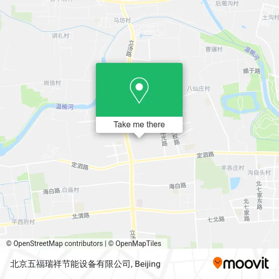 北京五福瑞祥节能设备有限公司 map