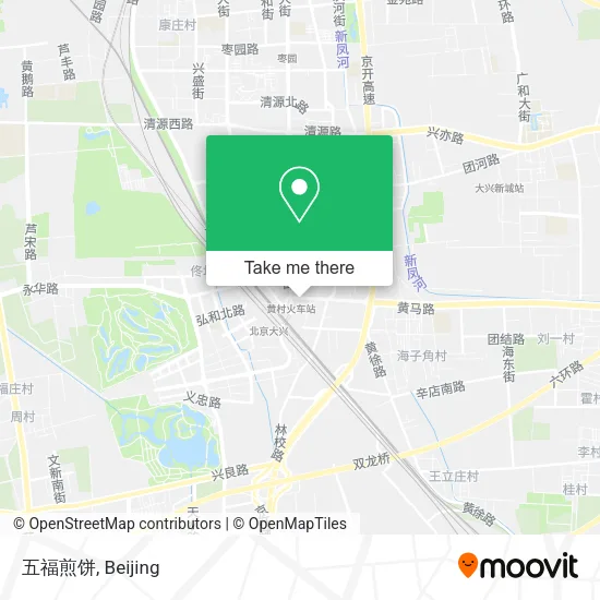 五福煎饼 map