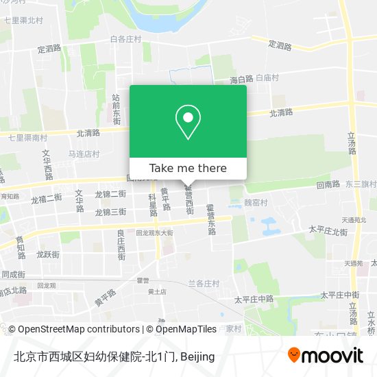 北京市西城区妇幼保健院-北1门 map
