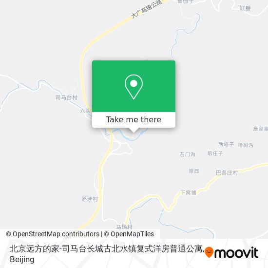 北京远方的家-司马台长城古北水镇复式洋房普通公寓 map