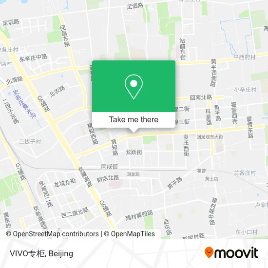 VIVO专柜 map