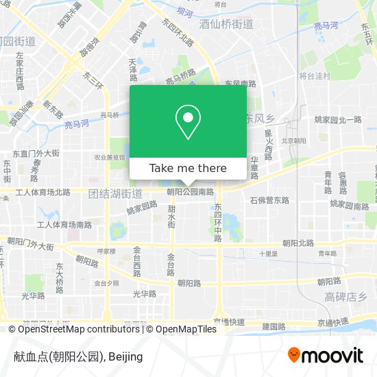 献血点(朝阳公园) map