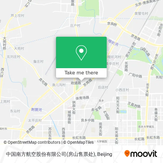 中国南方航空股份有限公司(房山售票处) map