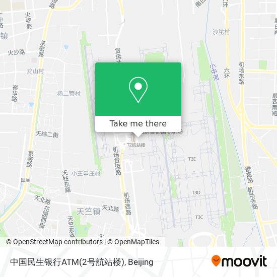 中国民生银行ATM(2号航站楼) map