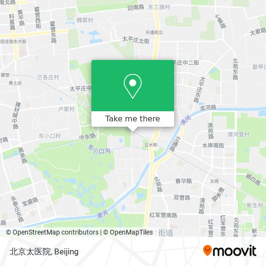 北京太医院 map