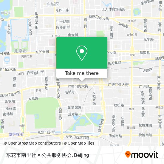 东花市南里社区公共服务协会 map