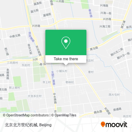 北京北方世纪机械 map