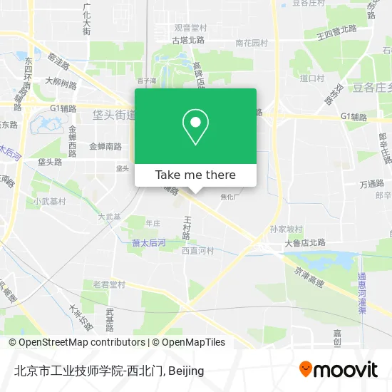 北京市工业技师学院-西北门 map