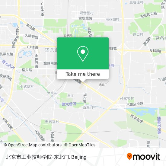 北京市工业技师学院-东北门 map