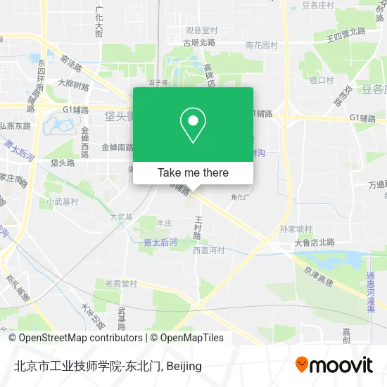 北京市工业技师学院-东北门 map