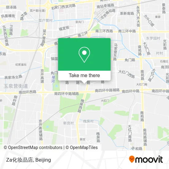 Za化妆品店 map