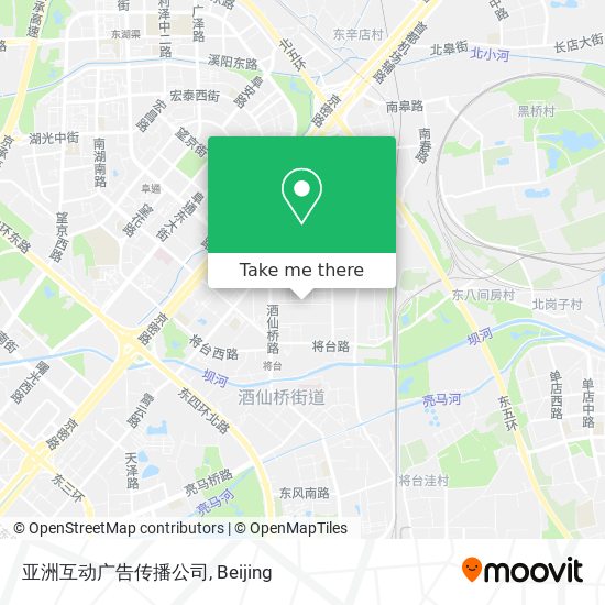 亚洲互动广告传播公司 map