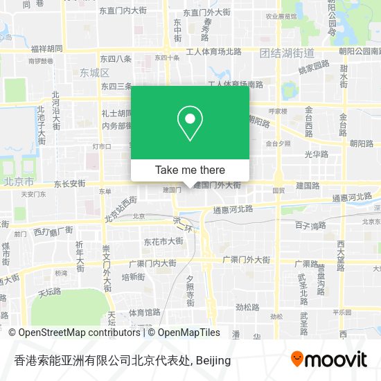 香港索能亚洲有限公司北京代表处 map