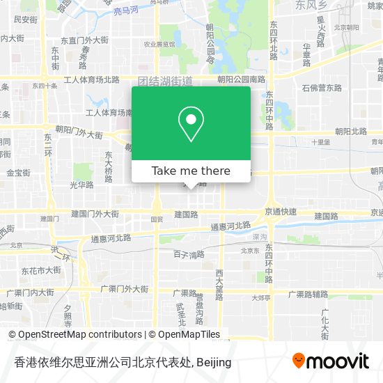 香港依维尔思亚洲公司北京代表处 map