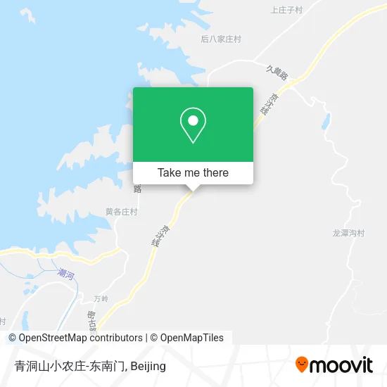 青洞山小农庄-东南门 map